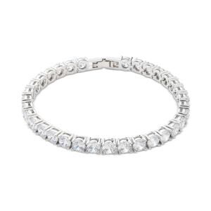 Marchesa Cubic Zirconia Tennis Style Flex Bracelet j-38